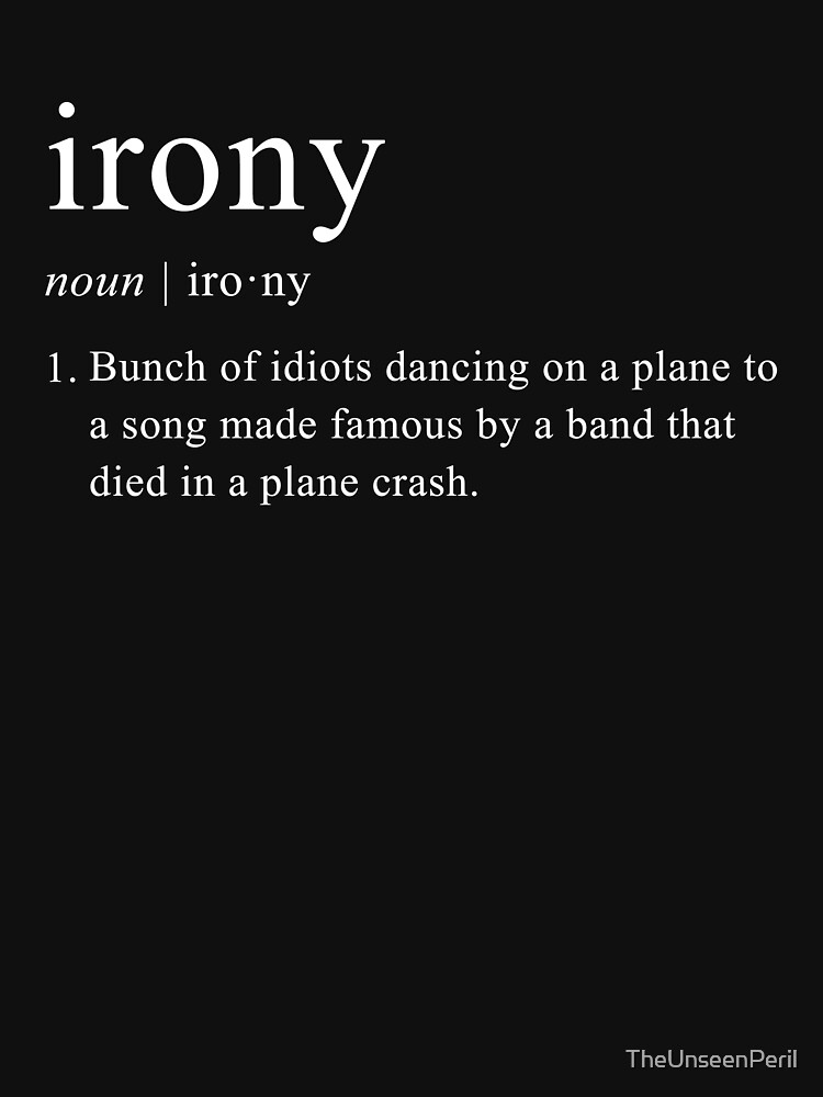 "Con Air Irony (White)" Tshirt for Sale by TheUnseenPeril