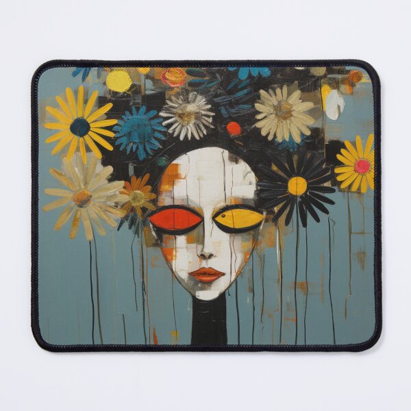 Item preview, Flower Head Abstract designed and sold by whitecat23.