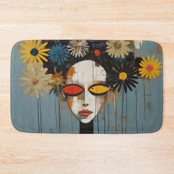 Item preview, Flower Head Abstract designed and sold by whitecat23.
