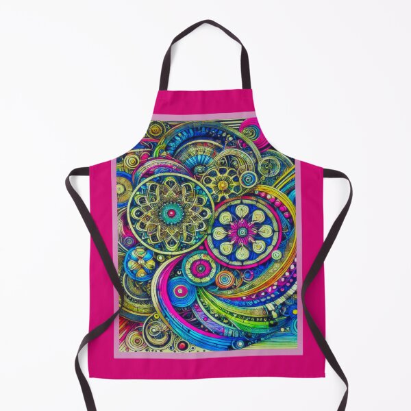 Item preview, Colorful Mandala Clockwork Art - Vibrant Abstract Design designed and sold by DreamsArtwear.