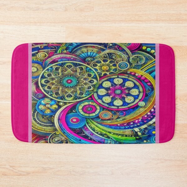 Item preview, Colorful Mandala Clockwork Art - Vibrant Abstract Design designed and sold by DreamsArtwear.