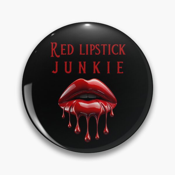 Item preview, Red Lipstick Junkie, Glossy Red Lips designed and sold by ToxiCool.