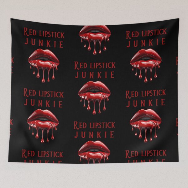 Item preview, Red Lipstick Junkie, Glossy Red Lips designed and sold by ToxiCool.