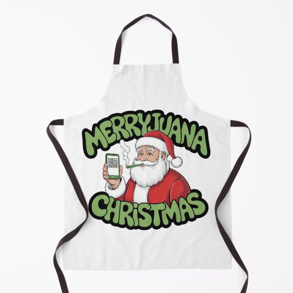 Item preview, Canción divertida de código QR de Papá Noel de Merryjuana Christmas designed and sold by QRCodeDesign.