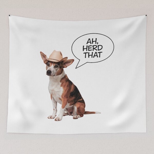 Item preview, Cowboy Dog designed and sold by Angry Swan Designs.