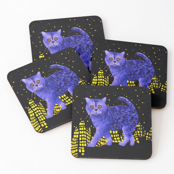 Item preview, A cat in city of night 1 designed and sold by MerryCrown.
