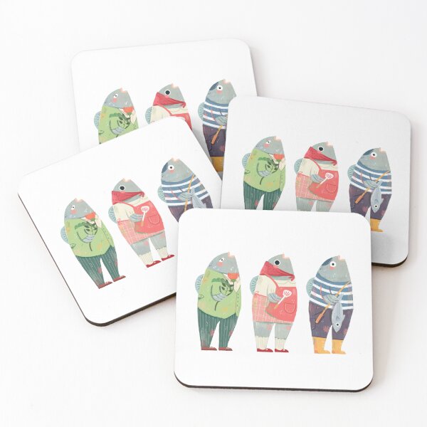 Item preview, Fishes are waiting in line designed and sold by lisasaputra.