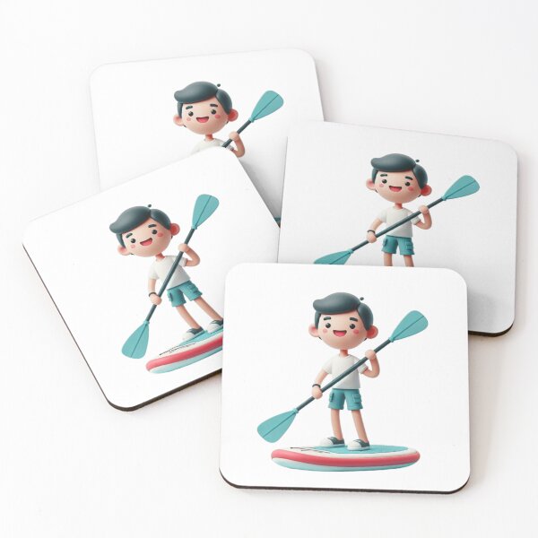 Item preview, Man on  Paddle Board designed and sold by ArtQueen777.