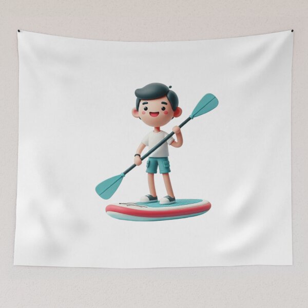 Item preview, Man on  Paddle Board designed and sold by ArtQueen777.