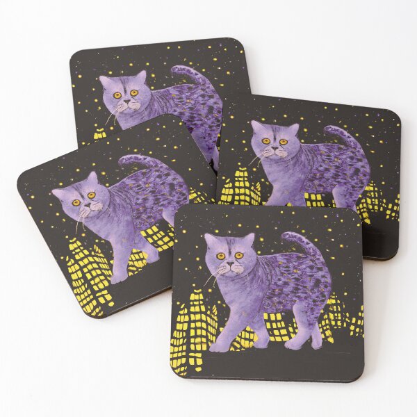 Item preview, A cat in city of night 2 designed and sold by MerryCrown.