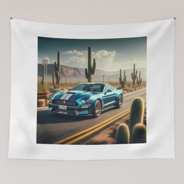 Artikelvorschau, Prächtiger Shelby Mustang auf der Route 66 entworfen und verkauft von Helene-Creation.
