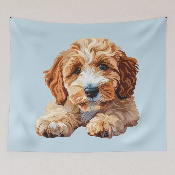 Item preview, Cachorro labradoodle designed and sold by VelvetRoom.