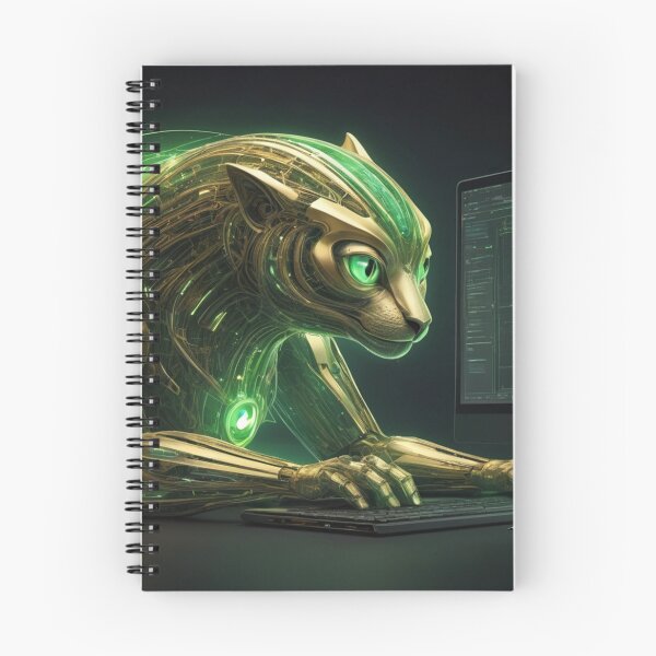 Item preview, Cybernetic Coder Cat designed and sold by Pays-des-Pixels.