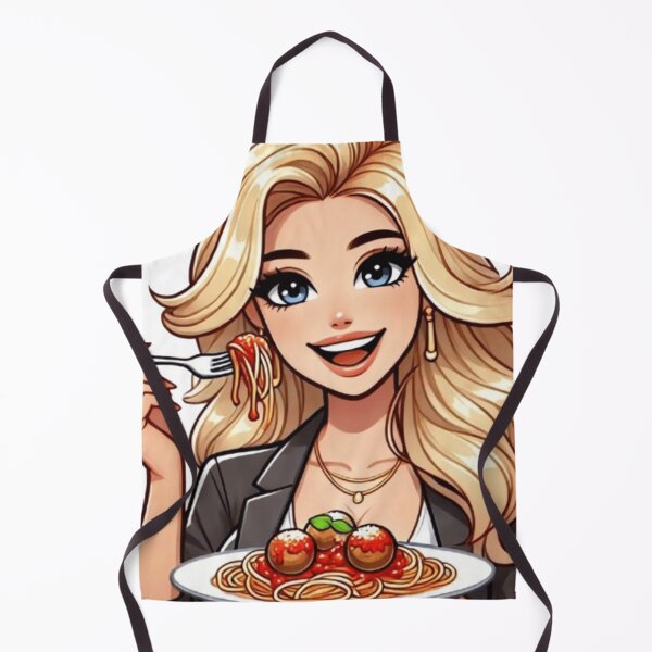 Artikelvorschau, Mädchen isst Spaghetti entworfen und verkauft von ArtQueen777.