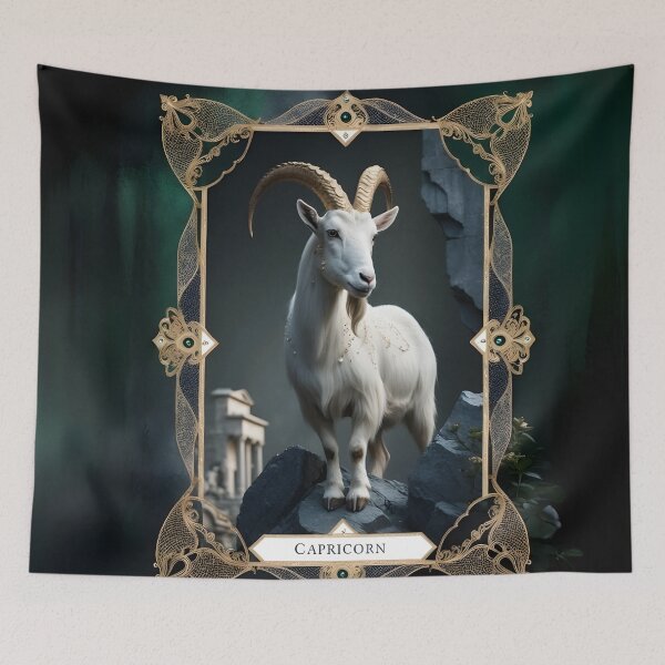 Item preview, Capricorn Zodiac Design - Tarot-Inspired Mystical Art by LaLi Designs designed and sold by LaLi-Designs.