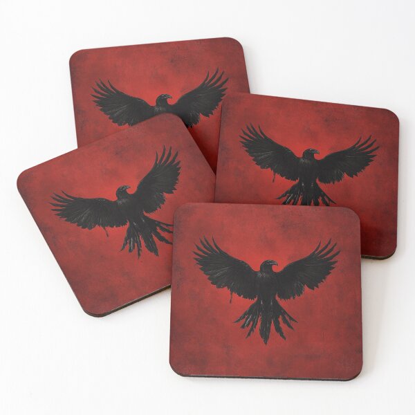 Item preview, Black Ancient Raven Emblem designed and sold by GrinGalore.