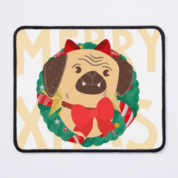 Item preview, Happy Pug Merry Xmas designed and sold by woranduck.