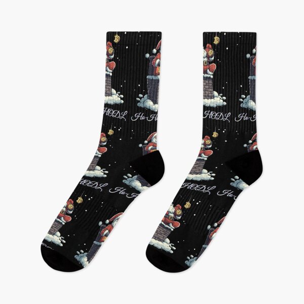 Item preview, Christmas Bitcoin Ho-Ho HODL designed and sold by BitCryX.