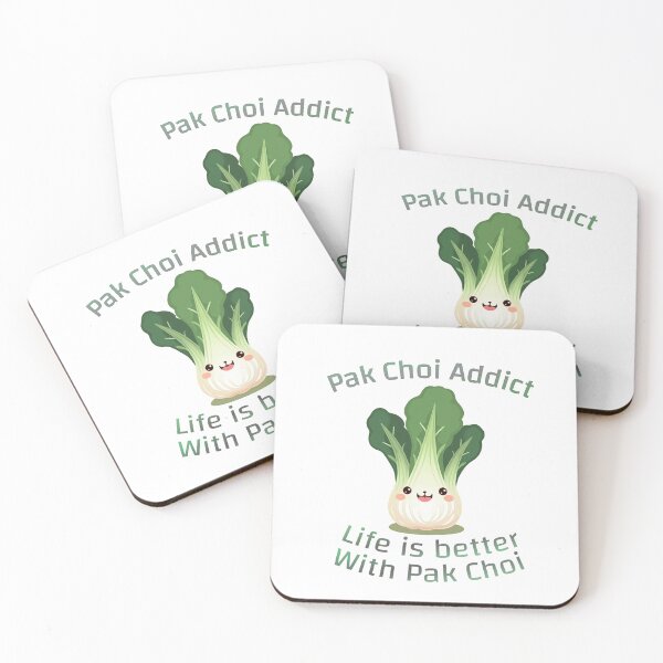 Item preview, Pak Choi Addict, Vegan food lovers gifts designed and sold by kjp-design.
