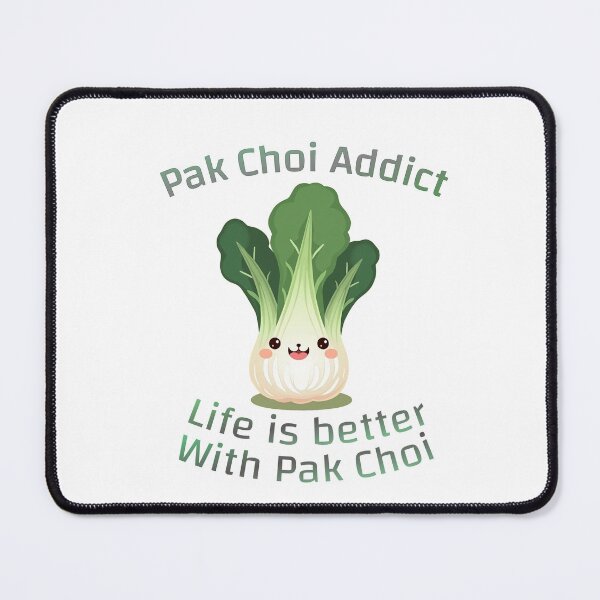 Item preview, Pak Choi Addict, Vegan food lovers gifts designed and sold by kjp-design.