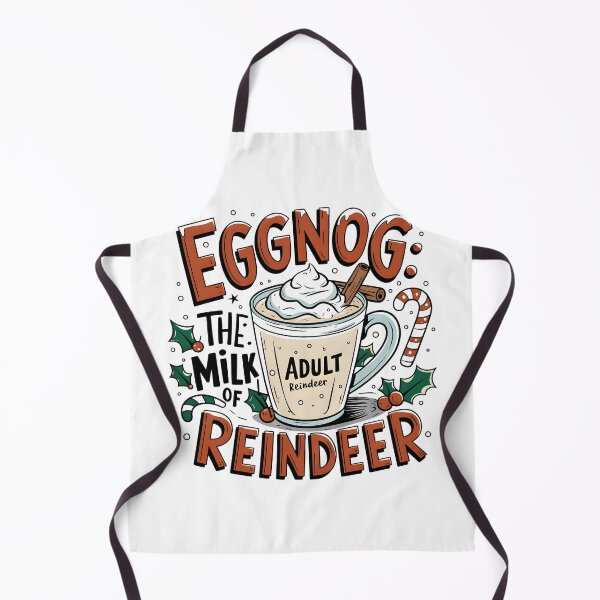 Item preview, Eggnog Lover's Delight – Funny Christmas Art designed and sold by digitalscrabble.