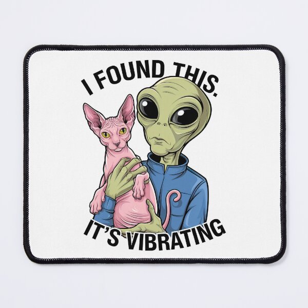 Item preview, Sphynx With Aliens designed and sold by Angry Swan Designs.