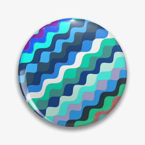Aperçu de l'œuvre Ondes fractales angulaires multicolores abstraites 9 créée et vendue par SXW Designs.