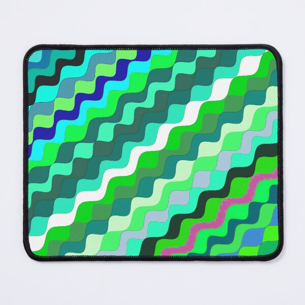 Item preview, Abstract Multicolored Angled Fractal Waves 10 designed and sold by SXW Designs.