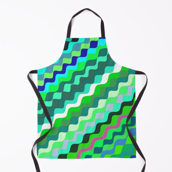 Aperçu de l'œuvre Ondes fractales angulaires multicolores abstraites 10 créée et vendue par SXW Designs.