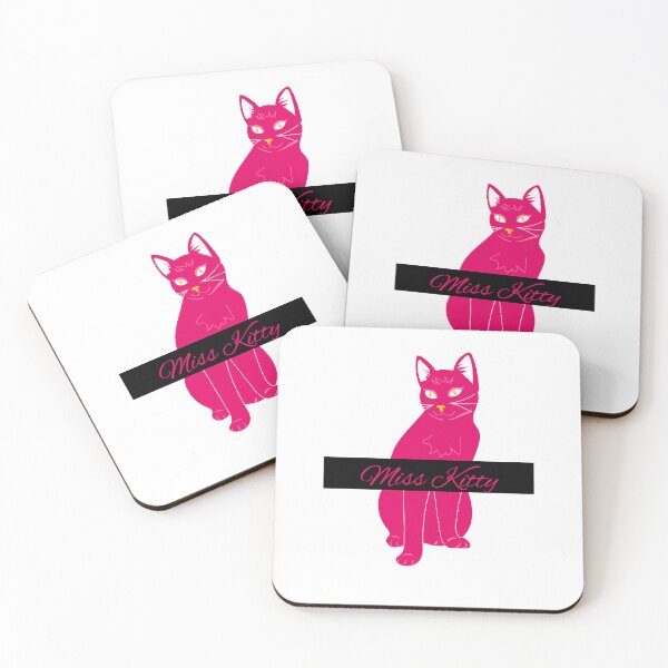 Item preview, Miss Kitty in Pink, Stickers and stuff designed and sold by Smallfish1274.