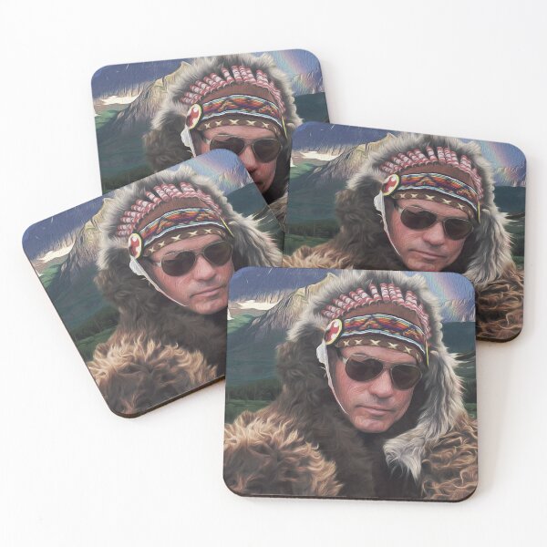 Item preview, Native American Indian Warrior designed and sold by Becka Johnson Western Artwork.