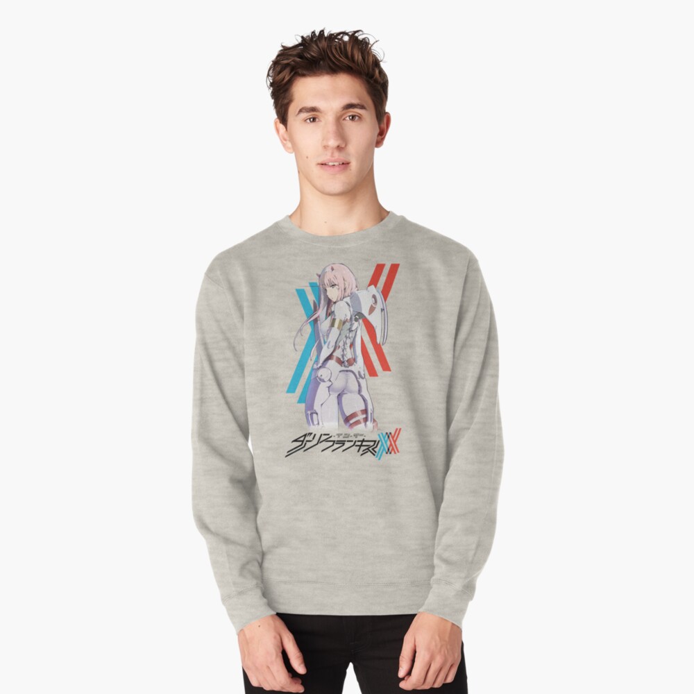 Darling In The Franxx -- Zero Two Pilot Suit Pullover Sweatshirt