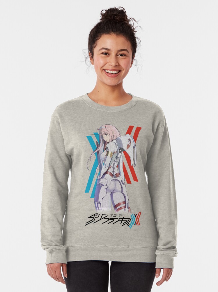 Alternate view of Darling In The Franxx -- Zero Two Pilot Suit Pullover Sweatshirt