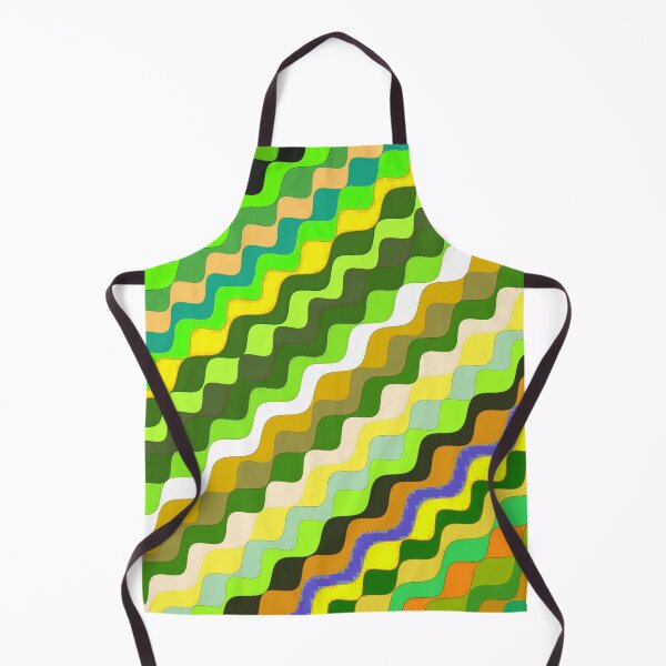 Aperçu de l'œuvre Ondes fractales angulaires multicolores abstraites 11 créée et vendue par SXW Designs.