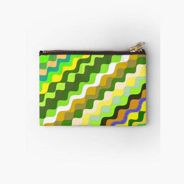 Aperçu de l'œuvre Ondes fractales angulaires multicolores abstraites 11 créée et vendue par SXW Designs.