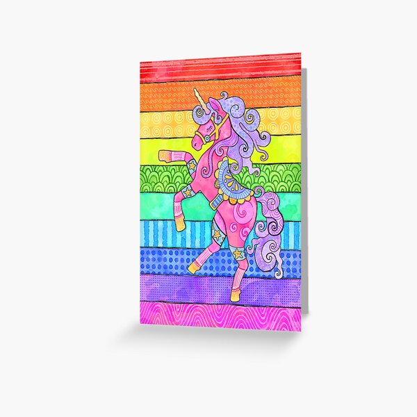 Item preview, Rainbow Unicorn designed and sold by Sea-Peas.