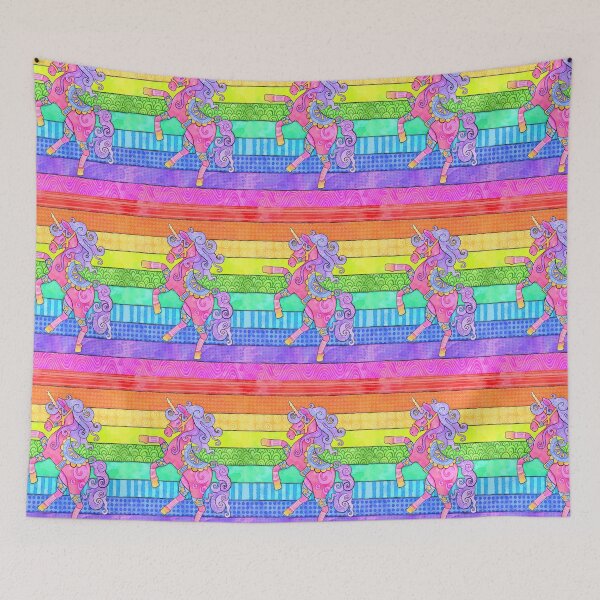 Item preview, Rainbow Unicorn designed and sold by Sea-Peas.