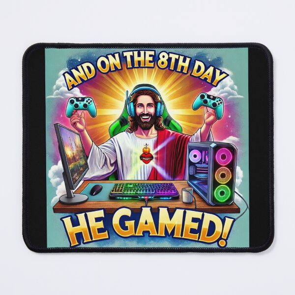 Item preview, And on the 8th Day, He Gamed designed and sold by bb-tees-by-mlee.