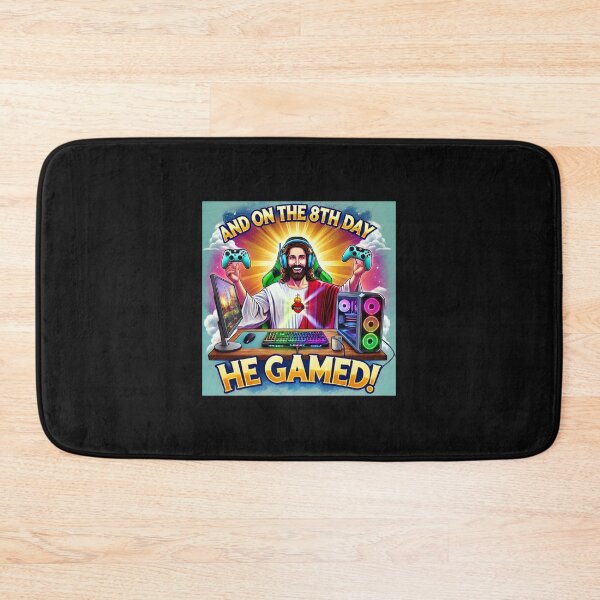 Item preview, And on the 8th Day, He Gamed designed and sold by bb-tees-by-mlee.