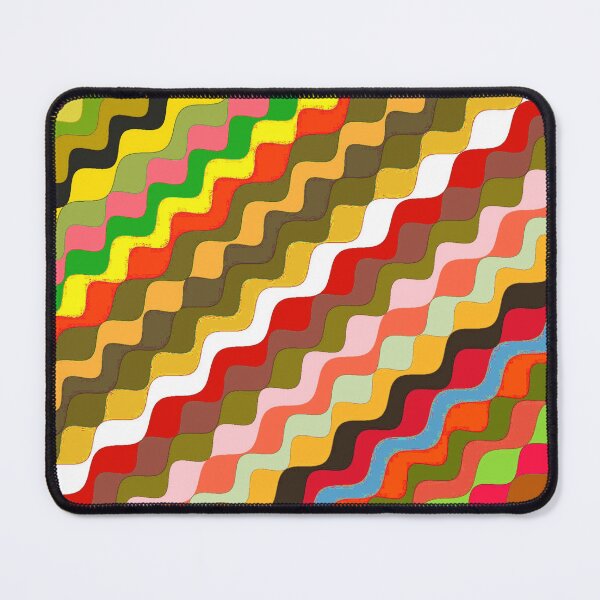 Item preview, Abstract Multicolored Angled Fractal Waves 12 designed and sold by SXW Designs.