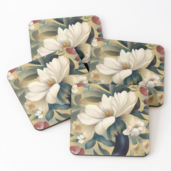 Item preview, Flowering. Mental health and wellbeing design. Floral, muted colours. designed and sold by Shoot-The-Moon.