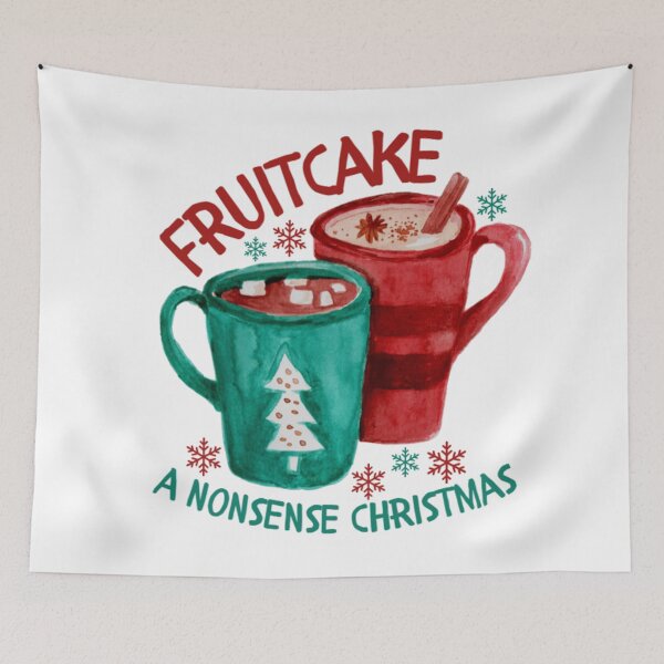 Item preview, Fruitcake A Nonsense Christmas designed and sold by MintMochaMatcha.