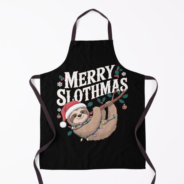 Item preview, Merry Slothmas Christmas Sloth designed and sold by DomTeesHaven.