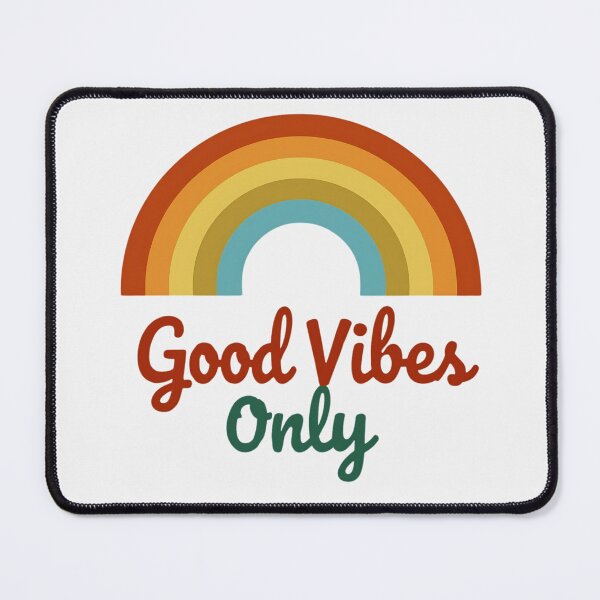 Item preview, Good Vibes Only: Retro Rainbow designed and sold by BornBorn.