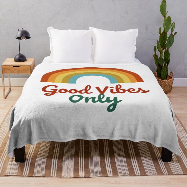 Item preview, Good Vibes Only: Retro Rainbow designed and sold by BornBorn.