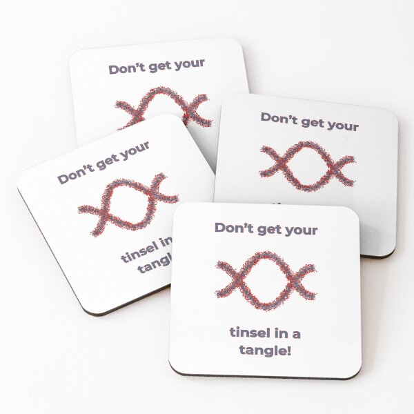 Item preview, Don't get your tinsel in a tangle! - Funny Christmas Designs designed and sold by Happier-Futures.