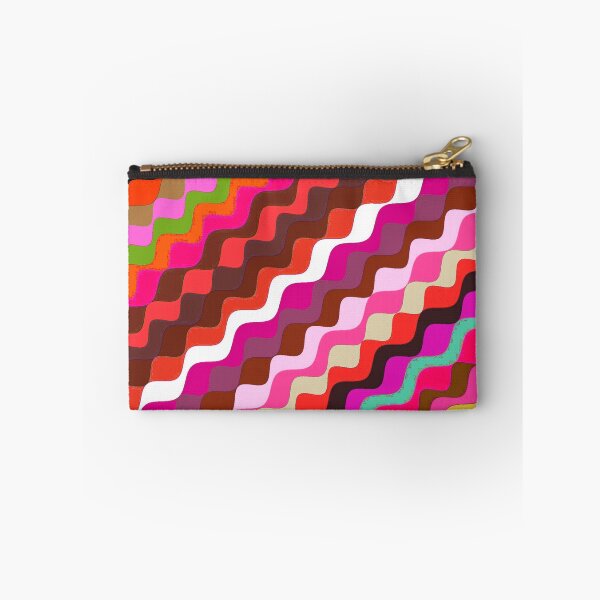 Aperçu de l'œuvre Ondes fractales angulaires multicolores abstraites 13 créée et vendue par SXW Designs.