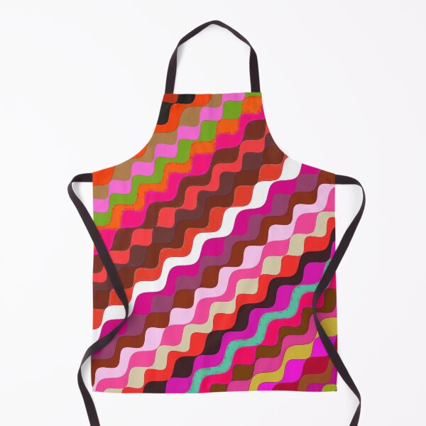 Aperçu de l'œuvre Ondes fractales angulaires multicolores abstraites 13 créée et vendue par SXW Designs.