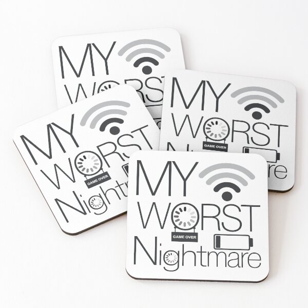 Item preview, My Worst Nightmare Gamer - This funny gift is perfect for gamers, streamers, and gaming fans who love gaming humor! designed and sold by ZyziowskyArt.