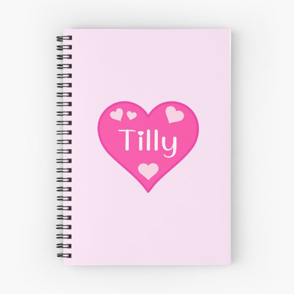 Item preview, Tilly Name Pink Heart designed and sold by Jeallan Designs.
